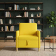 Vidaxl bank met opslag lichtgeel 72 x 78 x 87 cm polyester
