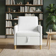 Vidaxl bank met opslag wit 72 x 78 x 87 cm polyester