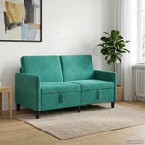 Vidaxl bank met opslag turquoise 152 x 78 x 87 cm polyester