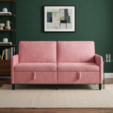 Vidaxl bank met opslag roze 172 x 78 x 87 cm polyester