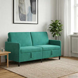 Vidaxl bank met opslag turquoise 172 x 78 x 87 cm polyester