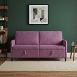 Vidaxl bank met opslag paars 172 x 78 x 87 cm polyester