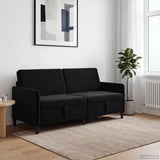 Vidaxl bank met opslag zwart 192 x 78 x 87 cm polyester