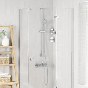 Vidaxl doucheset chroom 150 cm roestvrij staal