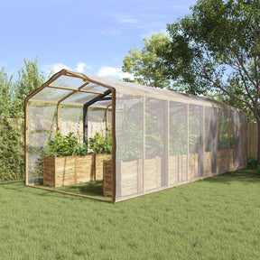 Vidaxl plantenhoes doorzichtig 6 x 10 m pe