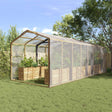 Vidaxl plantenhoes doorzichtig 8 x 8 m pe