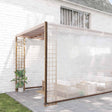 Vidaxl plantenhoes doorzichtig 12 x 12 m pe