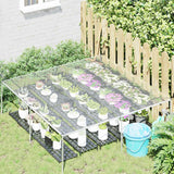 Vidaxl plantenhoes transparant 2 x 2 m pvc