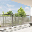 Vidaxl zeildoek 140 gsm transparant 20 x 1,5 m pe
