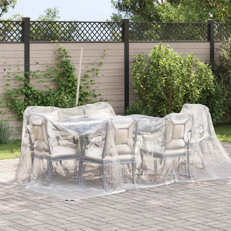 Vidaxl zeildoek 140 gsm doorschijnend 3,5 x 5 m pe