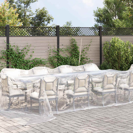 Vidaxl zeildoek 140 gsm transparant 7 x 5 m pe