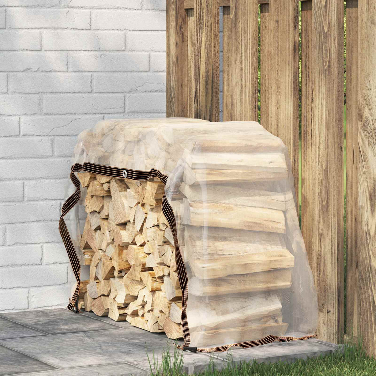 Vidaxl zeildoek doorzichtig 2,5 x 1 m pe
