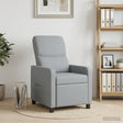 Vidaxl relaxfauteuil lichtgrijs stof