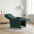 Vidaxl relaxfauteuil donkergroen stof