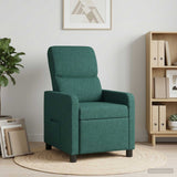 Vidaxl relaxfauteuil donkergroen stof