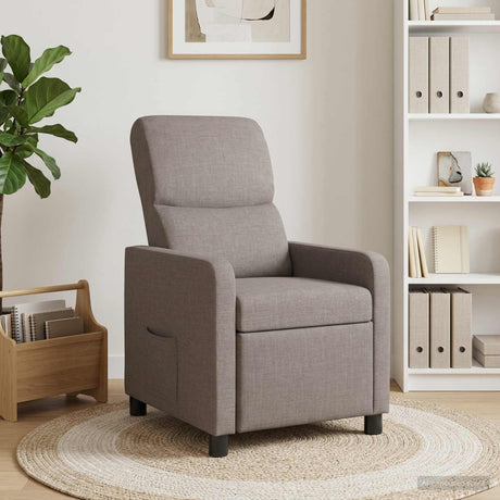Vidaxl relaxfauteuil taupe