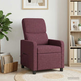 Vidaxl relaxfauteuil paars stof