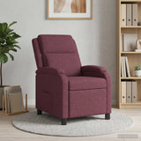 Vidaxl relaxfauteuil paars stof