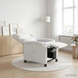 Vidaxl relaxfauteuil wit kunstleer