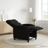 Vidaxl relaxfauteuil zwart stof