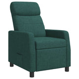 Vidaxl relaxfauteuil donkergroen stof