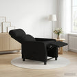 Vidaxl massage recliner zwart stof