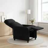 Vidaxl relaxfauteuil zwart fluweel