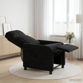 Vidaxl massage recliner zwart fluweel