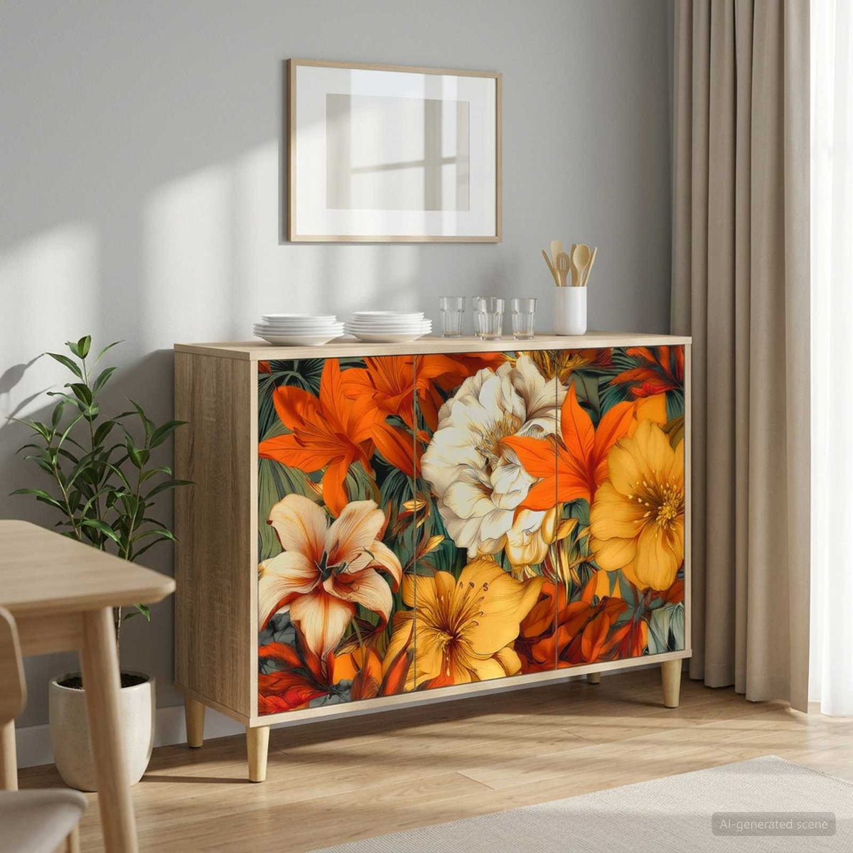 Vidaxl dressoir gennep sonoma 102 x 33 x 75 cm bewerkt hout