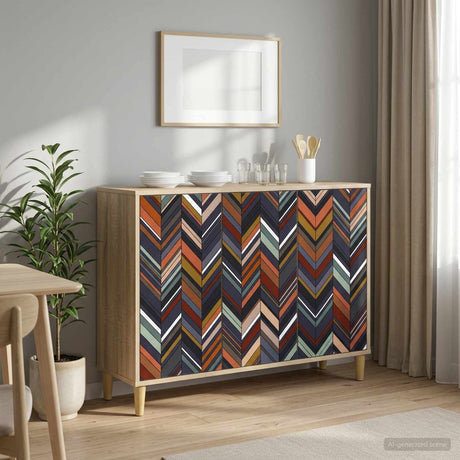 Vidaxl dressoir ommen sonoma 102 x 33 x 75 cm bewerkt hout