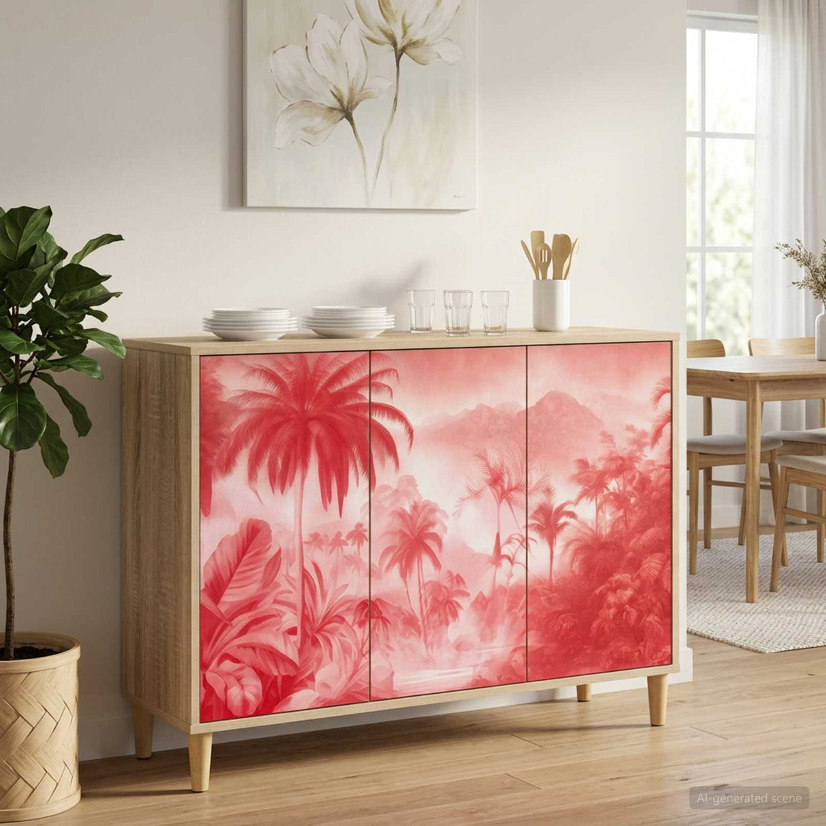 Vidaxl dressoir aachen sonoma 102 x 33 x 75 cm bewerkt hout