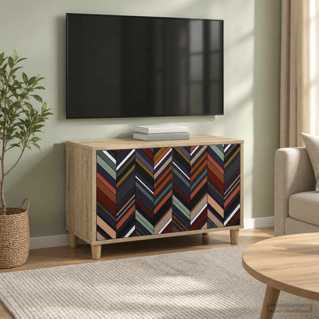 Vidaxl tv-meubel ommen 69 x 33 x 50 cm sonoma bewerkt hout