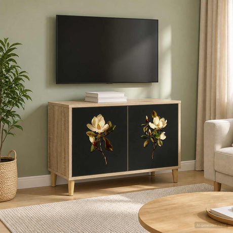 Vidaxl tv-meubel bremen 69 x 33 x 50 cm sonoma bewerkt hout