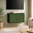 Vidaxl wandgemonteerd tv-meubel geleen 69 x 33 x 40 cm zwart eiken