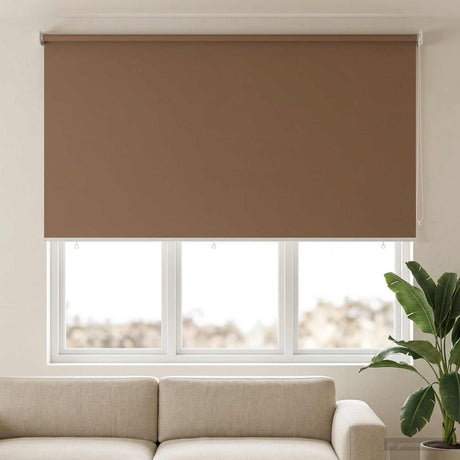 Vidaxl buitenrolgordijn uv-bescherming taupe 100 x 230 cm (b x h)