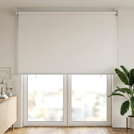 Vidaxl buitenrolgordijn uv-bescherming wit 100 x 230 cm (b x h)