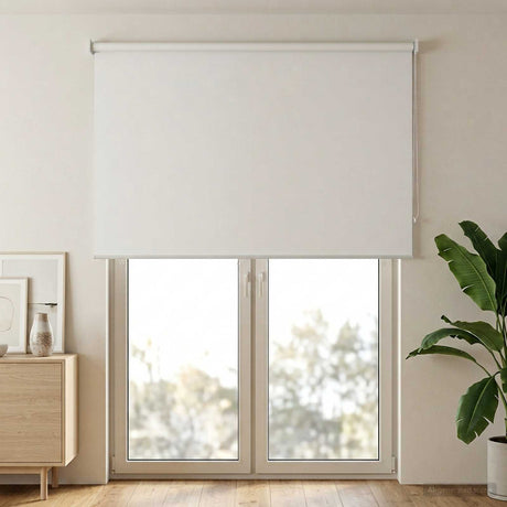 Vidaxl buitenrolgordijn uv-bescherming wit 100 x 230 cm (b x h)