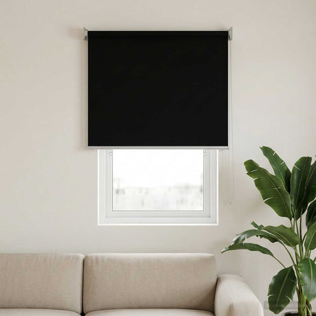 Vidaxl buitenrolgordijn uv-bescherming zwart 100 x 230 cm (b x h)