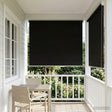 Vidaxl buitenrolgordijn uv-bescherming zwart 100 x 230 cm (b x h)