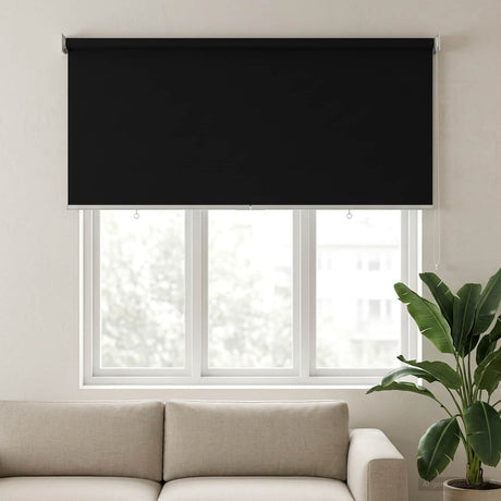 Vidaxl buitenrolgordijn uv-bescherming zwart 100 x 230 cm (b x h)