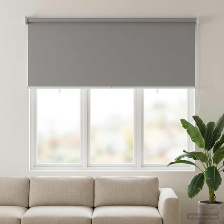Vidaxl buitenrolgordijn uv-bescherming lichtgrijs 100 x 230 cm (b x h)