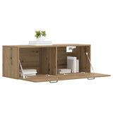 Vidaxl wandkast 100 x 36,5 x 35 cm bewerkt hout artisanaal eiken