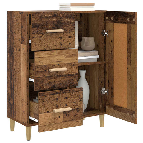 Vidaxl dressoir oud hout 69,5 x 34 x 90 cm bewerkt hout