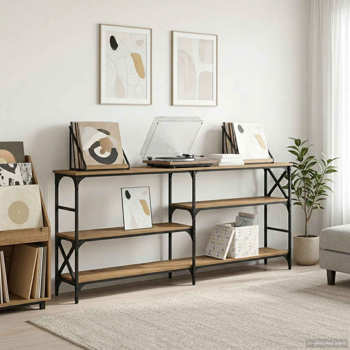 Vidaxl wandtafel metaal pb