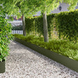 Vidaxl gazonrand 20 st 103 x 30 cm staal olijfgroen