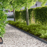 Vidaxl gazonrand 20 st 103 x 10 cm staal antraciet