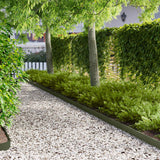 Vidaxl gazonrand 30 st 103 x 10 cm staal olijfgroen