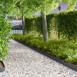 Vidaxl gazonrand 50 st 103 x 10 cm staal antraciet