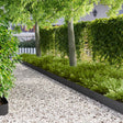 Vidaxl gazonrand 20 st 100 x 20 cm staal zwart