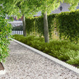 Vidaxl gazonrand 20 st 103 x 15 cm staal wit